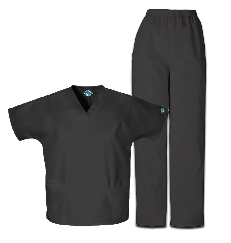 AUW - SCRUBS Unisex Scrub Set-AUW SCRUBS