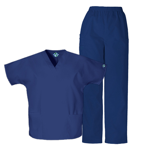 AUW - SCRUBS Unisex Scrub Set-AUW SCRUBS