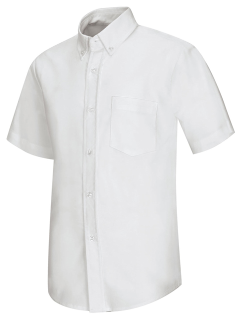 AUW - Boy&#8216;s Short Sleeve Oxford Shirt -All Uniform Wear