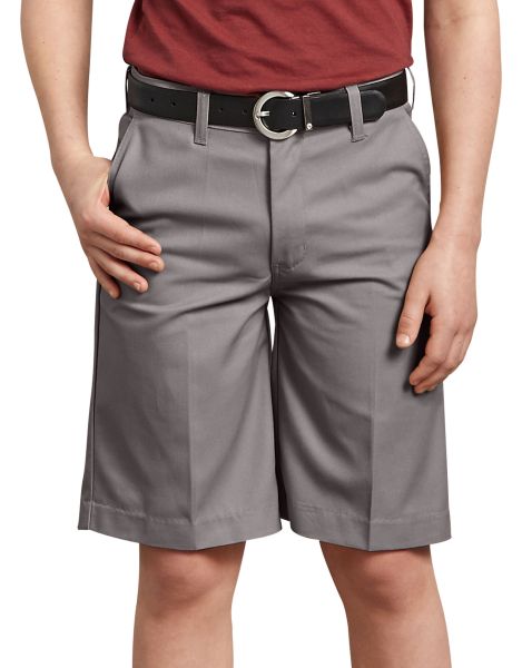 Boys FlexWaist® Flat Front Shorts, 8-20 Husky-All Uniform Wear