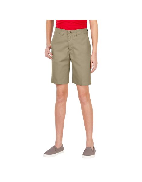 Dickies Girls FlexWaist® Slim Fit Flat Front Shorts, 7-20-All Uniform Wear