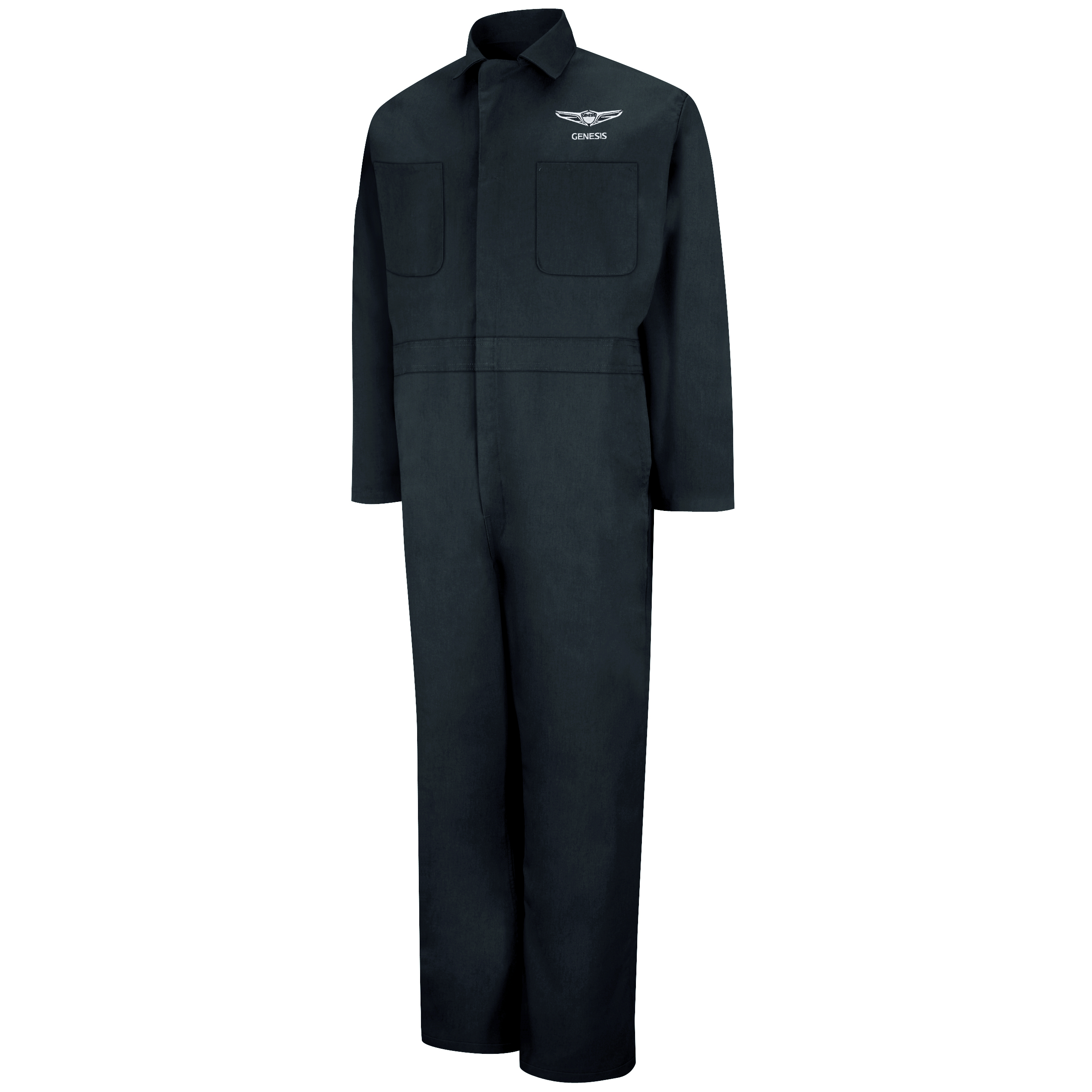 Genesis M LS Action Back Coverall - BK-Red Kap