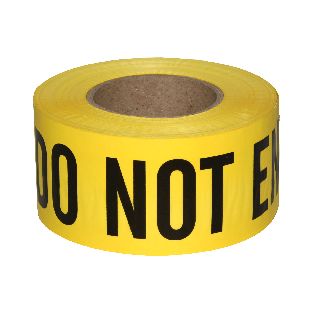 Pre-Printed Safetape Barricade Tape - Caution Do Not Enter-Radians