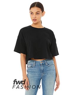Fwd Fashion Ladies Jersey Cropped T&#45;Shirt-Bella + Canvas