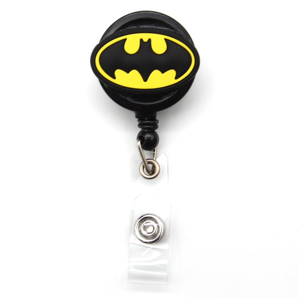 Bat Symbol - Cutieful Rubber Retractable Badge Reels-Cutieful