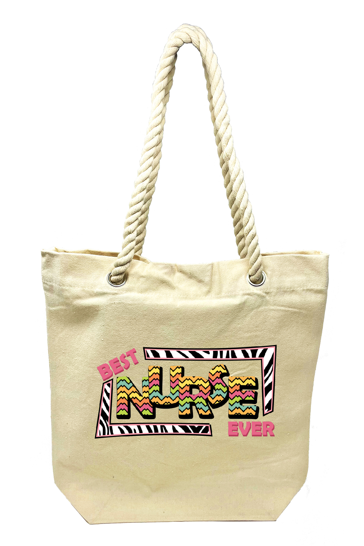 Best Nurse Ever - Canvas Tote Bag-Cutieful