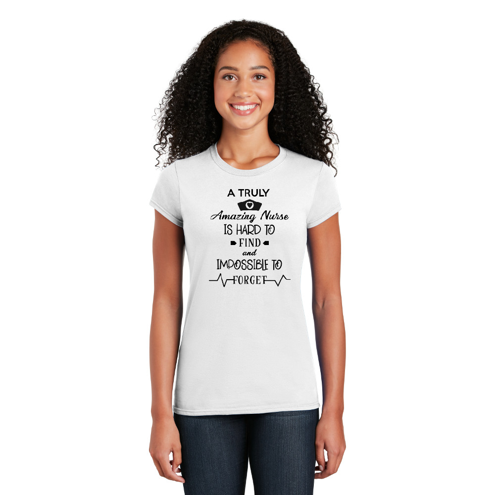 A Truly Amazing Nurse - Cotton Short Sleeve T-Shirt-Cutieful