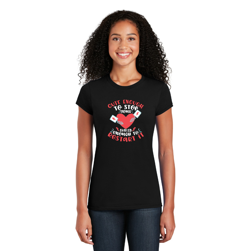 Cute and Skilled Enough &#45; Cotton Short Sleeve T&#45;Shirt-Cutieful