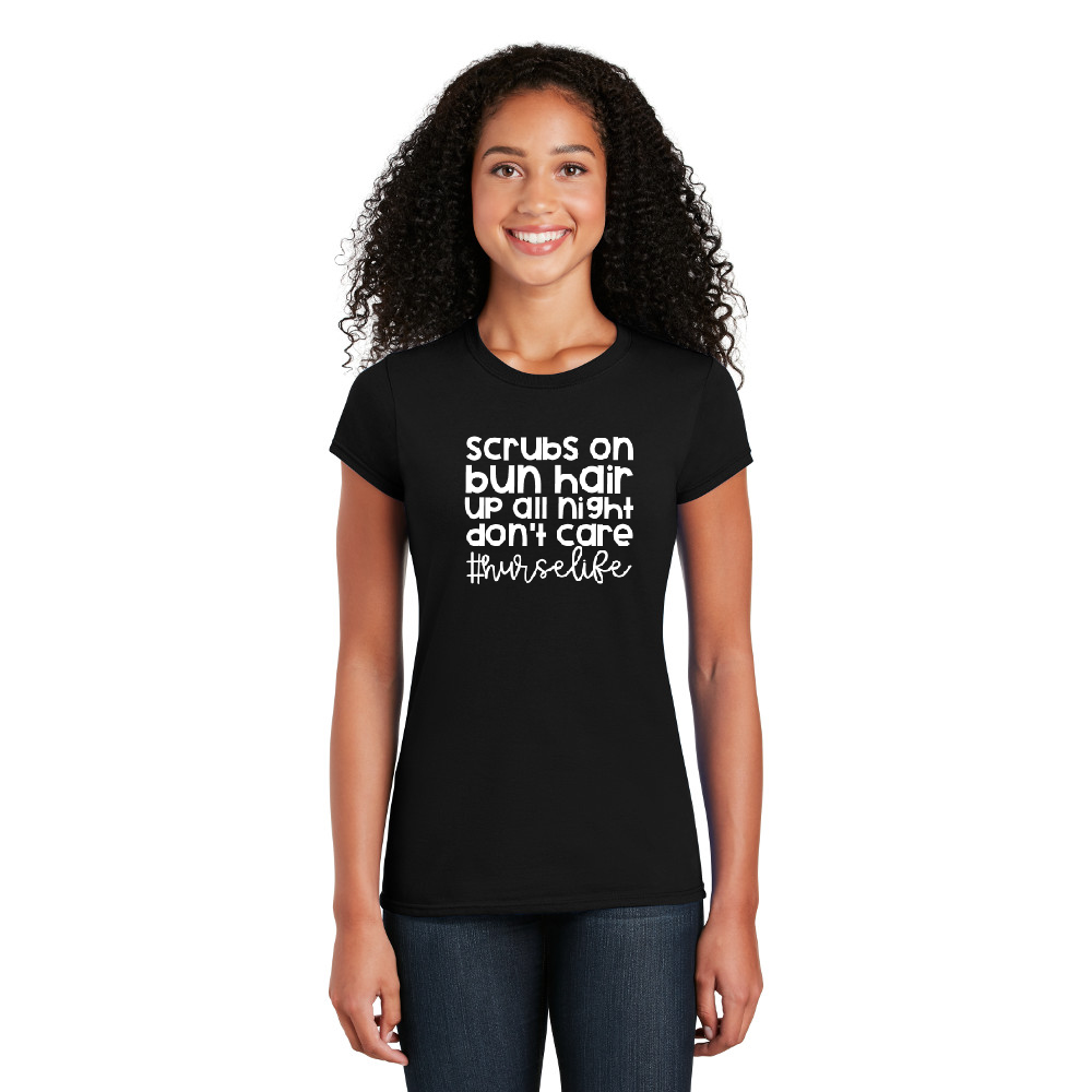 #nurselife - Cotton Short Sleeve T-Shirt-Cutieful