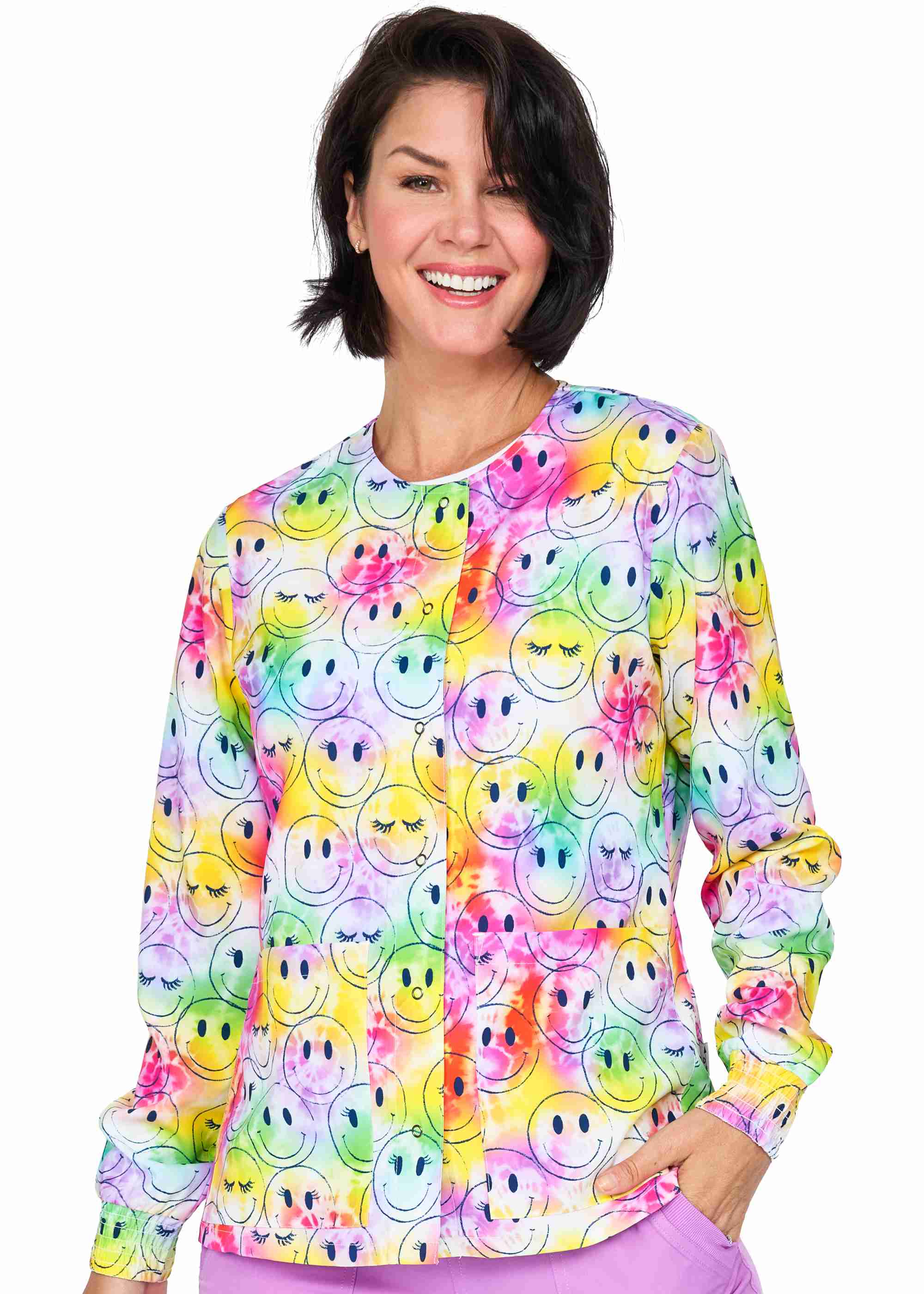 Warm Up Print Jacket-Ava Therese