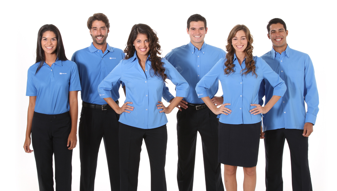 business casual uniform