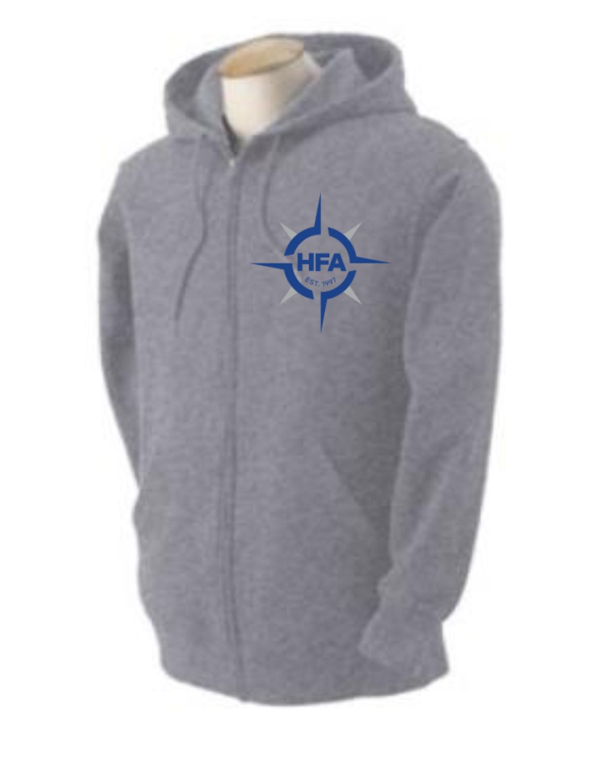 Buy Full-Zip Hooded Sweatshirt for HFA - JERZEES Online at Best