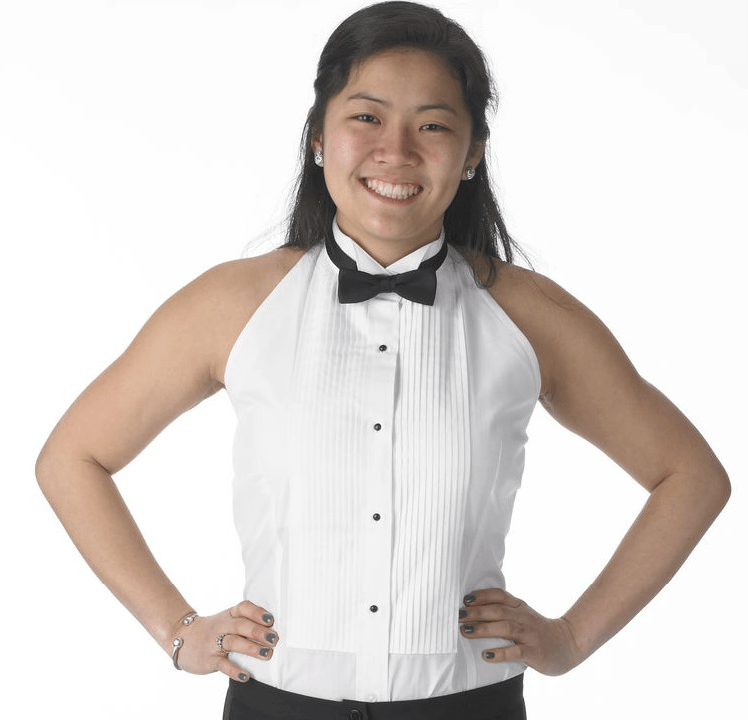 Buy Women's Halter Top Tuxedo Shirt - Kristen Uniforms Online at Best price - FL Buy Women's Halter Top Tuxedo Shirt - Kristen Uniforms Online at Best price - FL