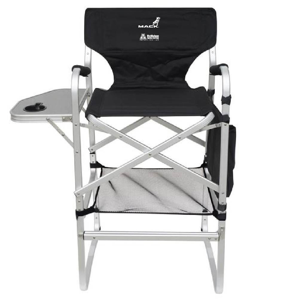 Bar Height Director Chair with Folding Side Table-ANC