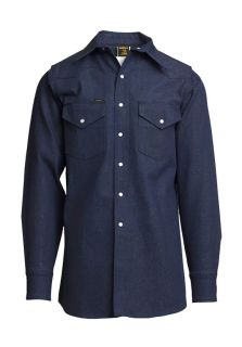 Heavy-Duty Welding Shirts | Non-FR | Denim 100% Cotton-LAPCO FR