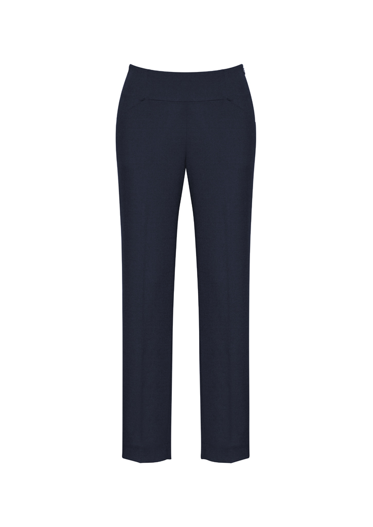 Biz Corporates Womens Cool Stretch Bandless Slim Leg Pant-Biz Corporates