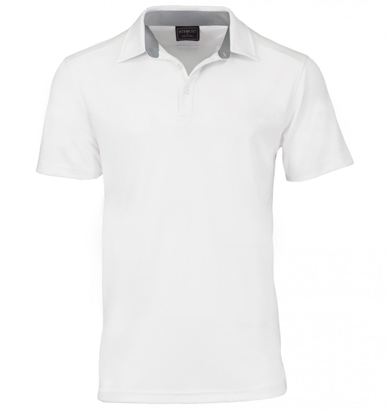 Stencil Kahve 1064 Mens SS Polos-Stencil 