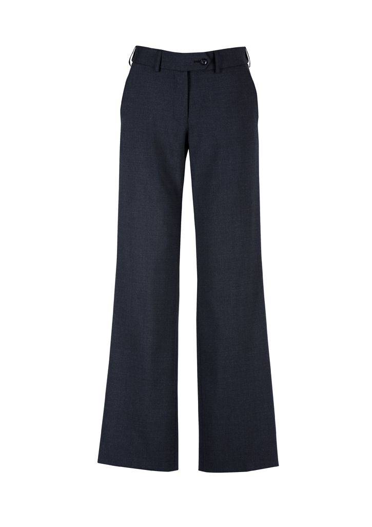 Biz Corporates Womens Comfort Wool Stretch Adjustable Waist Pant-Biz Corporates