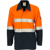 Poly Welding Jacket Flame Retardant Two Tone Drill ARC Rated -DNC