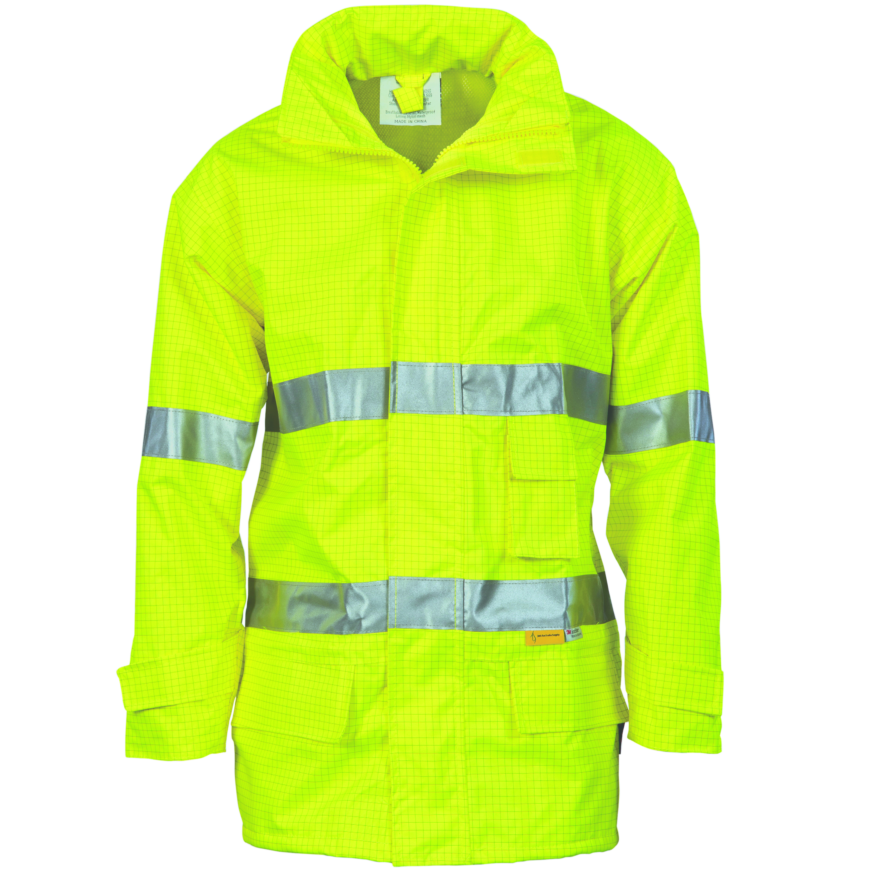 DNC HiVis Breathable Anti-Static Jacket with 3M R-Tape-DNC