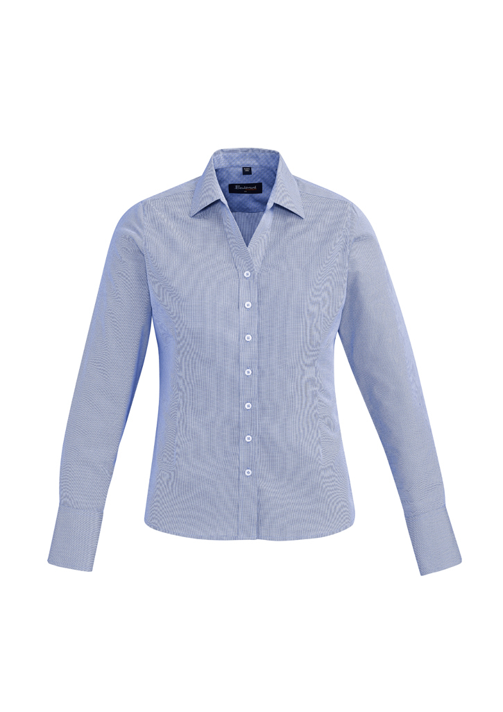 Biz Corporate Womens Hudson Long Sleeve Shirt-Biz Corporates