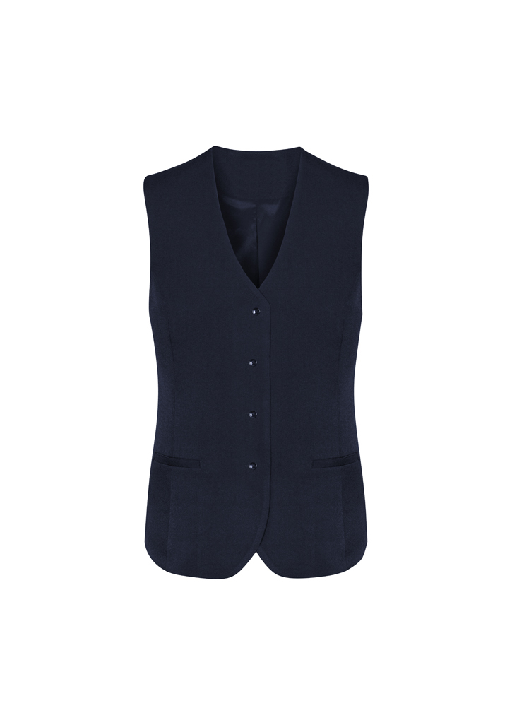 Biz Corporates Womens Cool Stretch Longline Vest-Biz Corporates