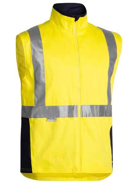 Bisley Taped Hi Vis 3 In 1 Drill Jacket-Bisley