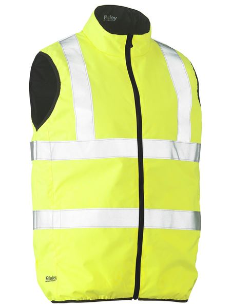 Bisley Taped Hi-Vis Reversible Pufer Vest-Bisley