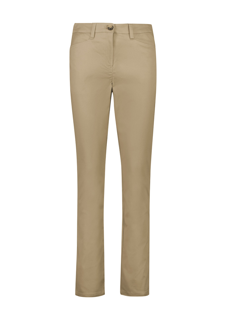 Biz Corporate Womens Slim Leg Stretch Chino Pant-Biz Corporates