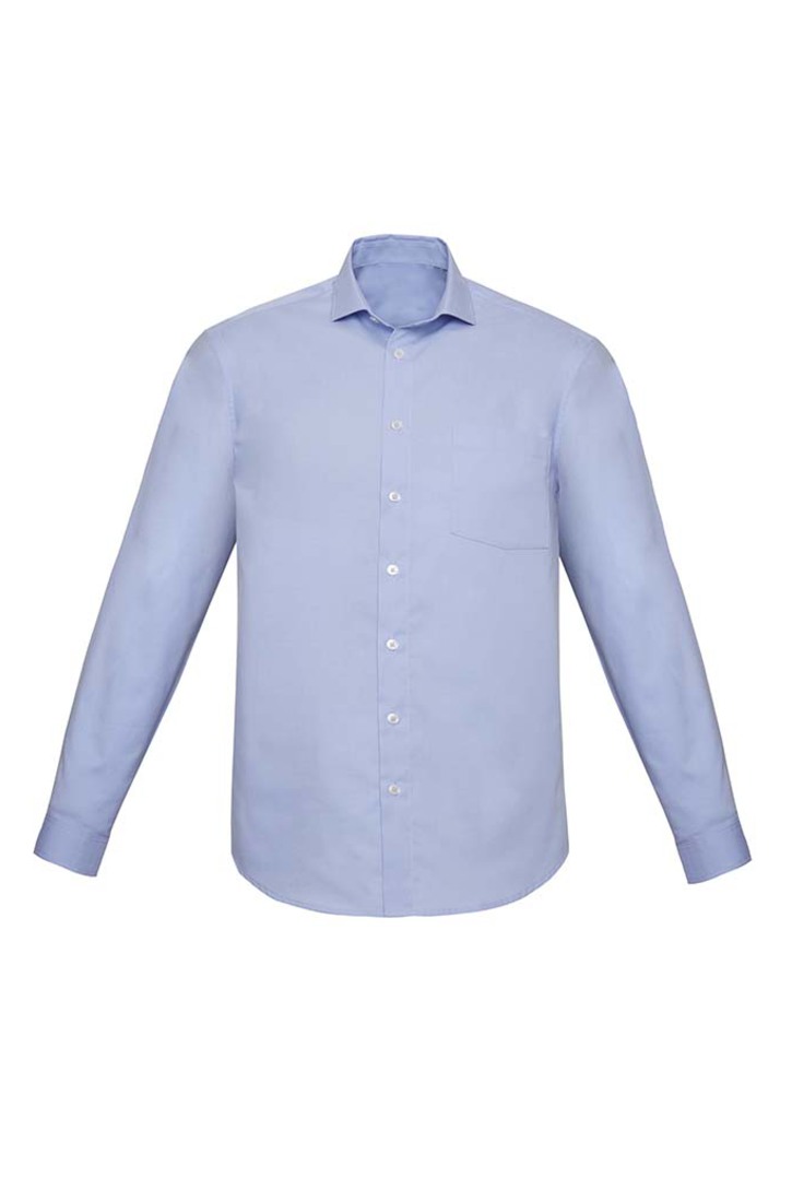 Biz Corporates Mens Charlie Classic Fit Long Sleeve Shirt-Biz Corporates