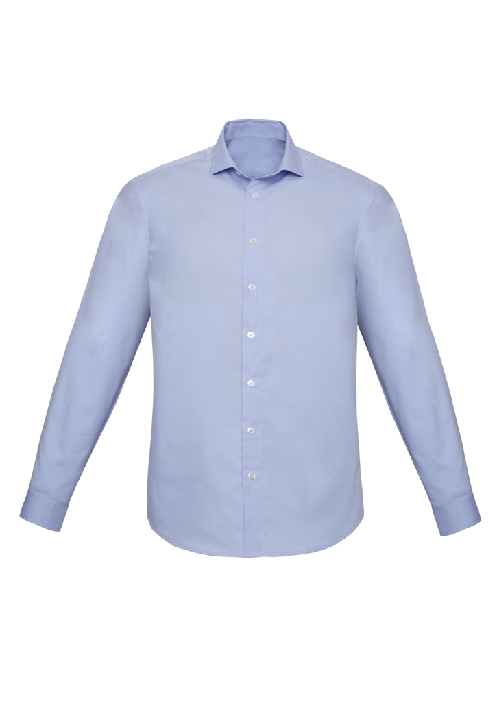 Biz Corporate Mens Charlie Slim Fit Long Sleeve Shirt-Biz Corporates