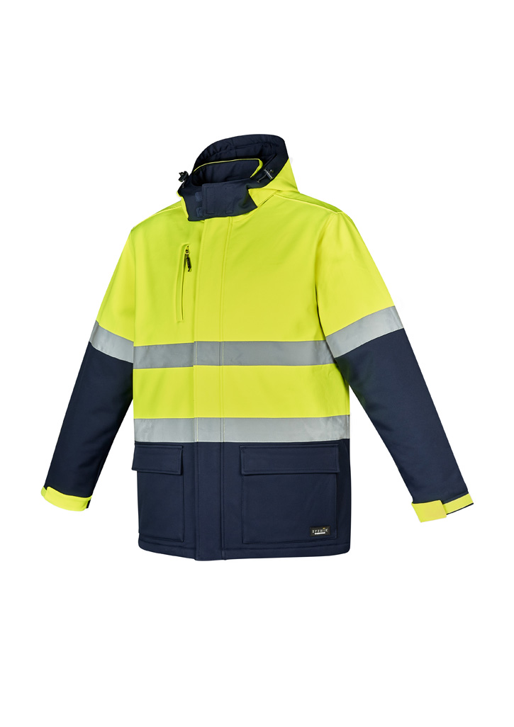 Syzmik Unisex Hi Vis Antarctic Softshell Jacket-Syzmik