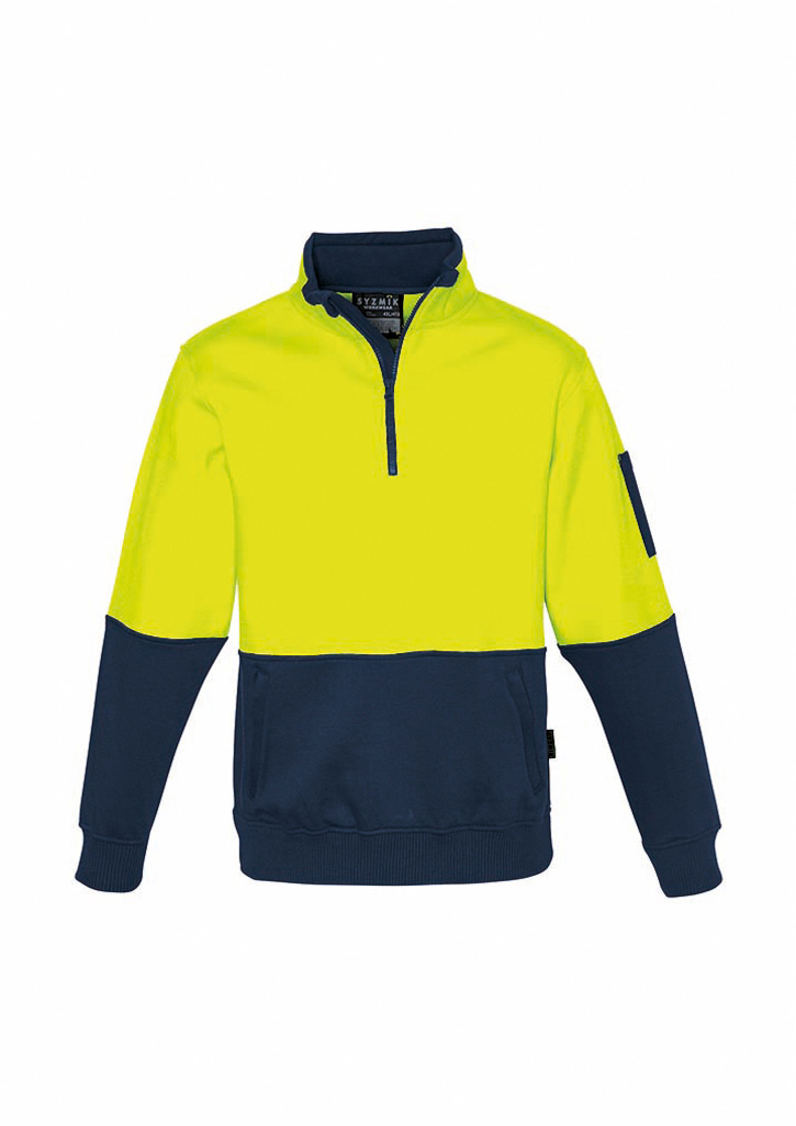 Syzmik Unisex Hi Vis One Half Zip Pullover-Syzmik