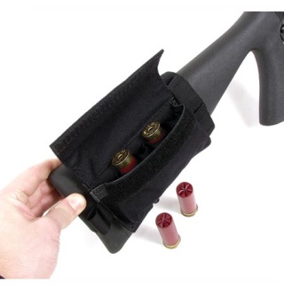 Buttstock Shotgun Shell Holder Pouch (Holds 5)-Blackhawk