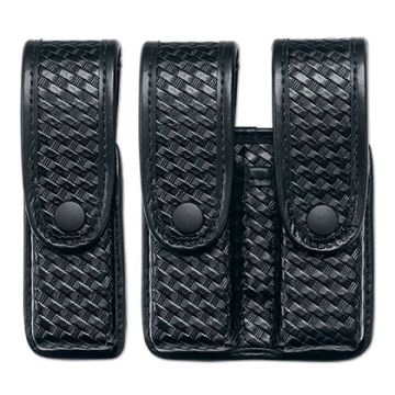 88261 Fitted Pistol Magazine Cases , Double Close-Uncle Mike's