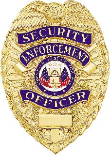 Security Enforcement Officer Badge-Blackinton Insignia and Recognition