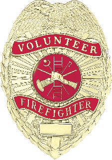 Volunteer Firefighter Badge-Blackinton Insignia and Recognition