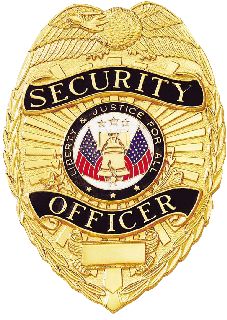 A-9037 Security Officer Badge-Blackinton Insignia and Recognition