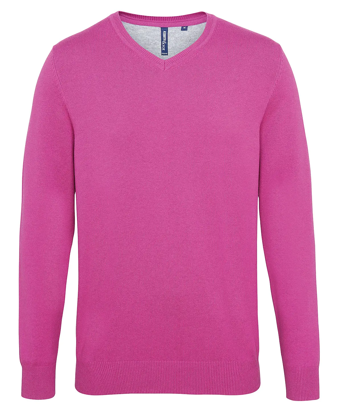 Men&#8216;s cotton blend v-neck sweater-Asquith &#38; Fox