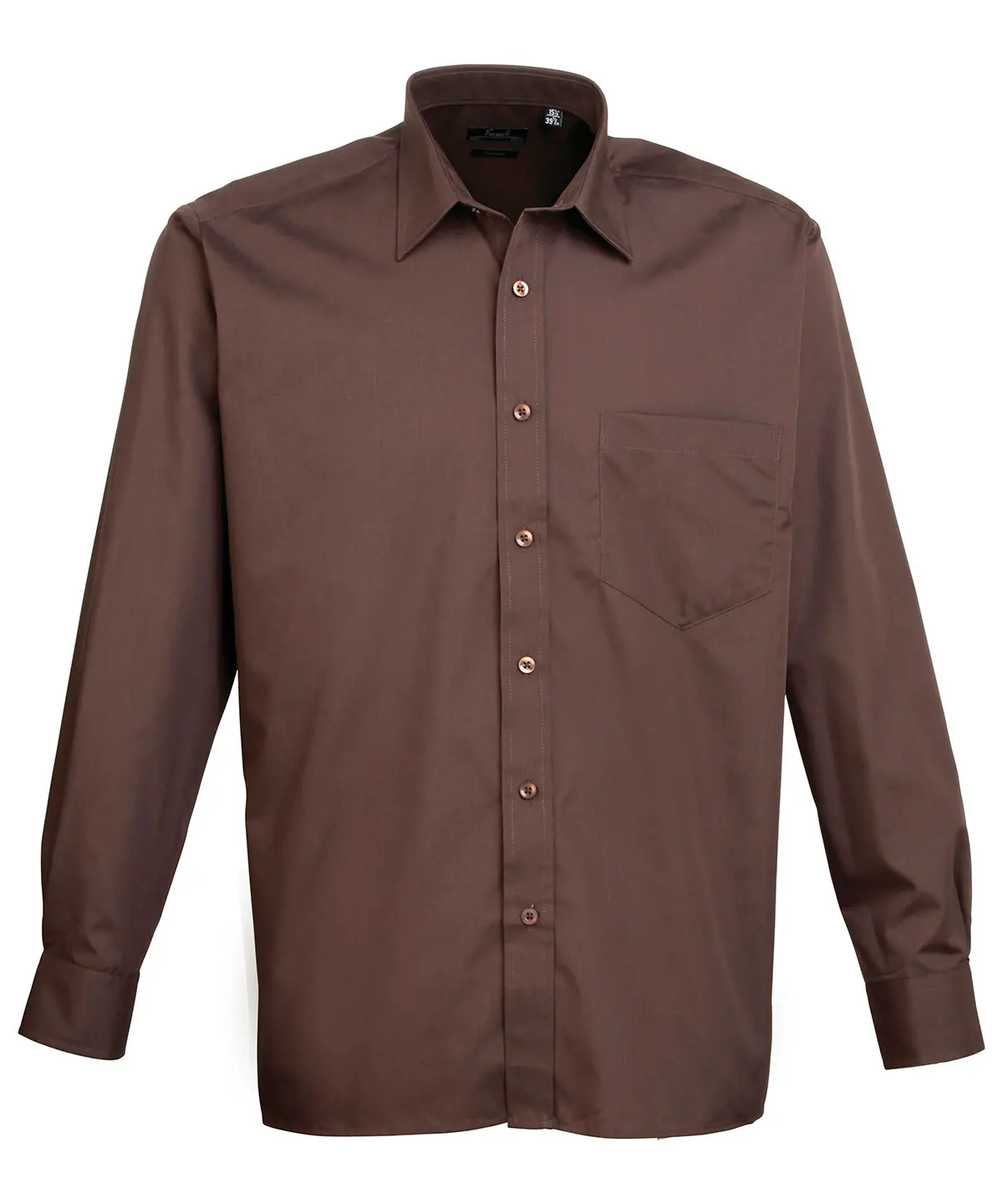 Long sleeve poplin shirt-Premier