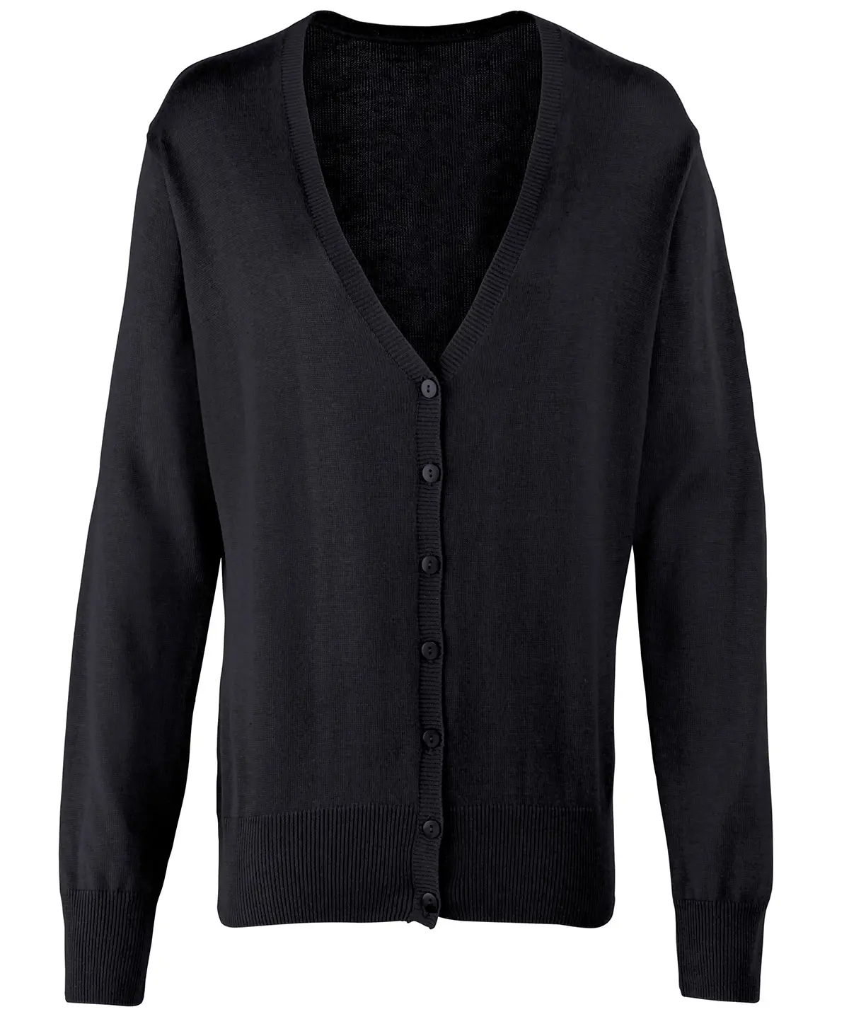 Women&#39;s button&#45;through knitted cardigan-Premier