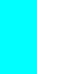 Aqua/White