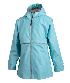 Girls&#8216; New Englander Rain Jacket-Charles River Apparel