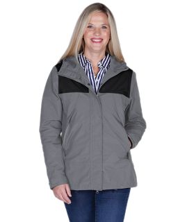 Womens Manchester Rain Jacket-Charles River Apparel