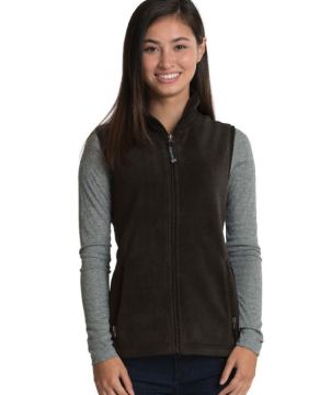 Womens Ridgeline Fleece Vest-Charles River Apparel