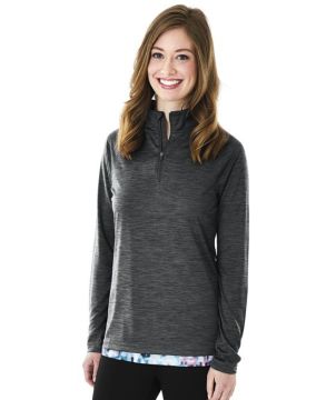 Womens Space Dye Performance Pullover-Charles River Apparel