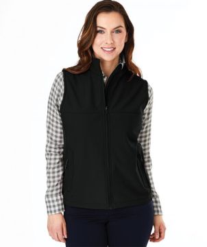 Womens Classic Soft Shell Vest-Charles River Apparel