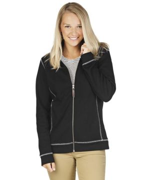 Womens Conway Flatback Rib Jacket-Charles River Apparel