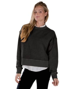 Camden Crew Crop Sweatshirt-Charles River Apparel