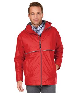 Mens New Englander Rain Jacket-Charles River Apparel